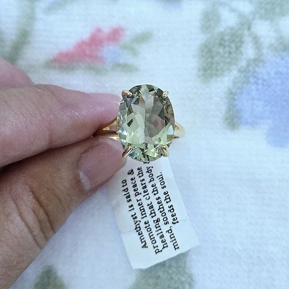 Shivam Green💚 Amethyst Ring💍 - NWT - Picture 14 of 16